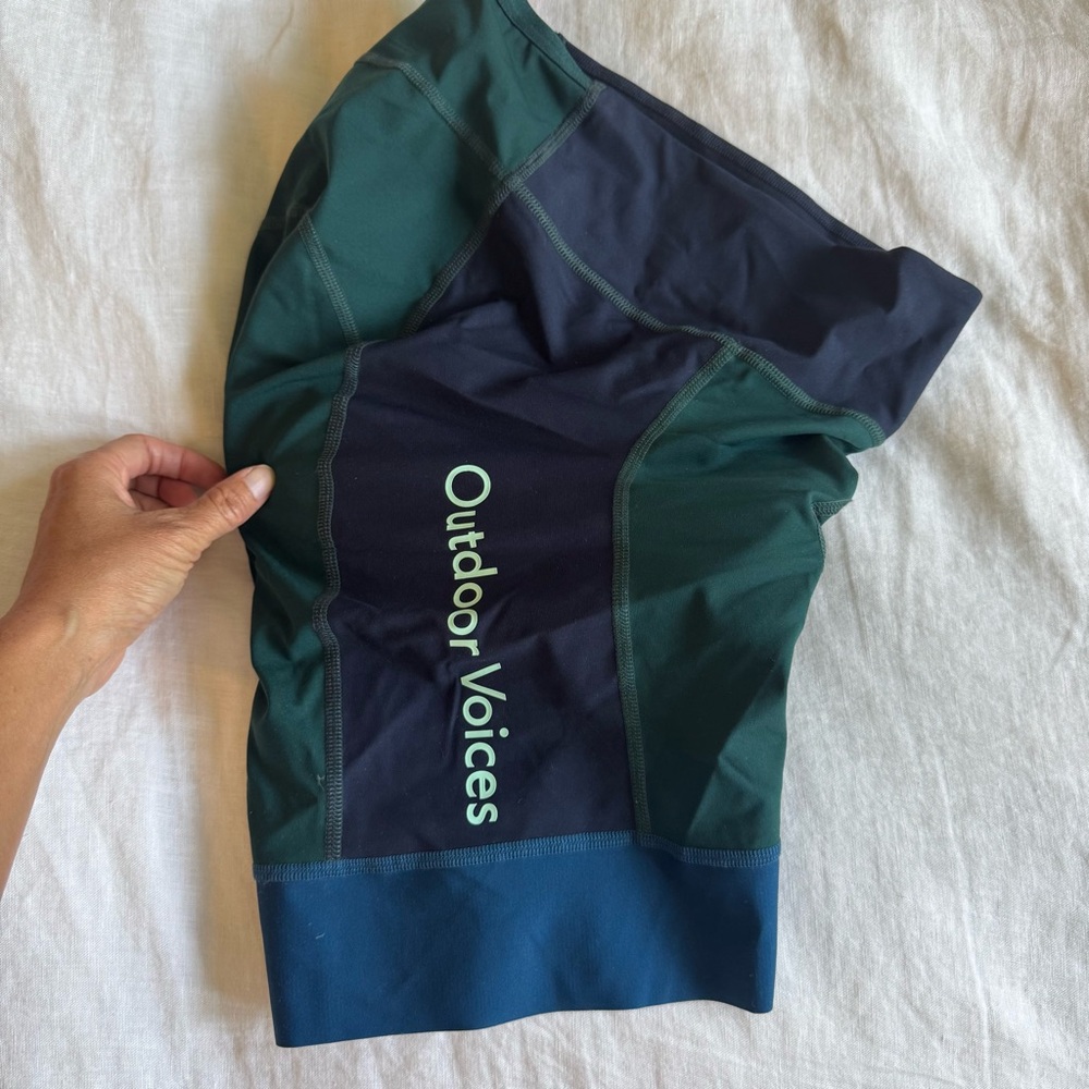 Outdoor Voices x Rapha Women's High-Waisted Padded Cycling Shorts - Size Small